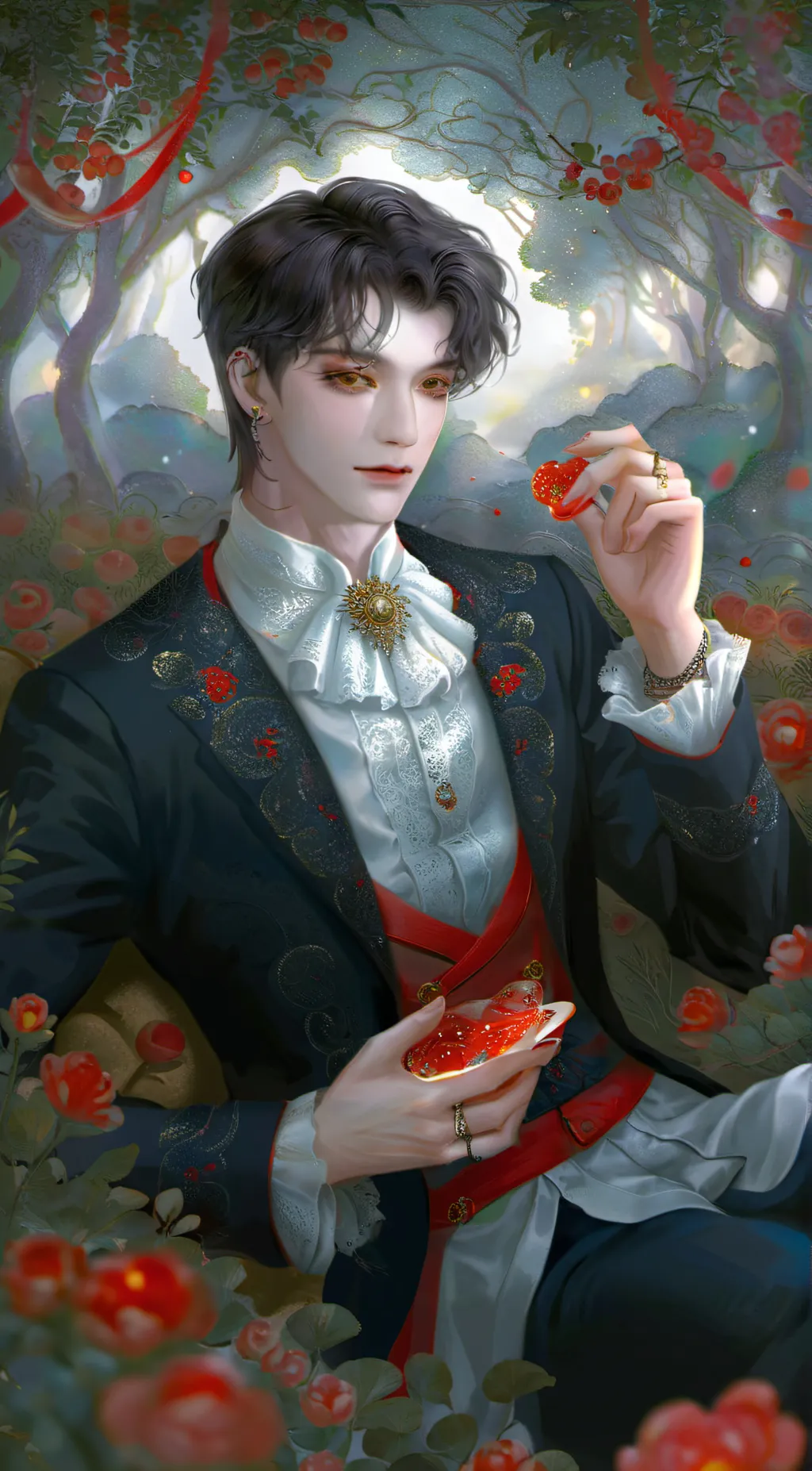 ai character: drak background