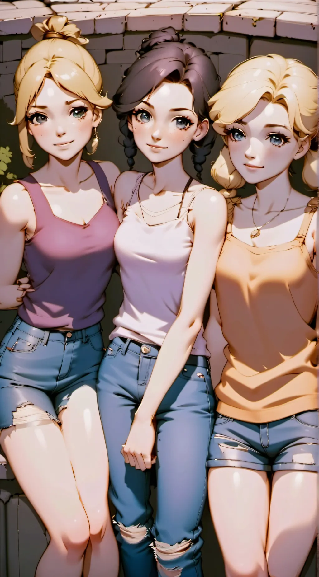 ai character: Laney,Jessie,Izzy background