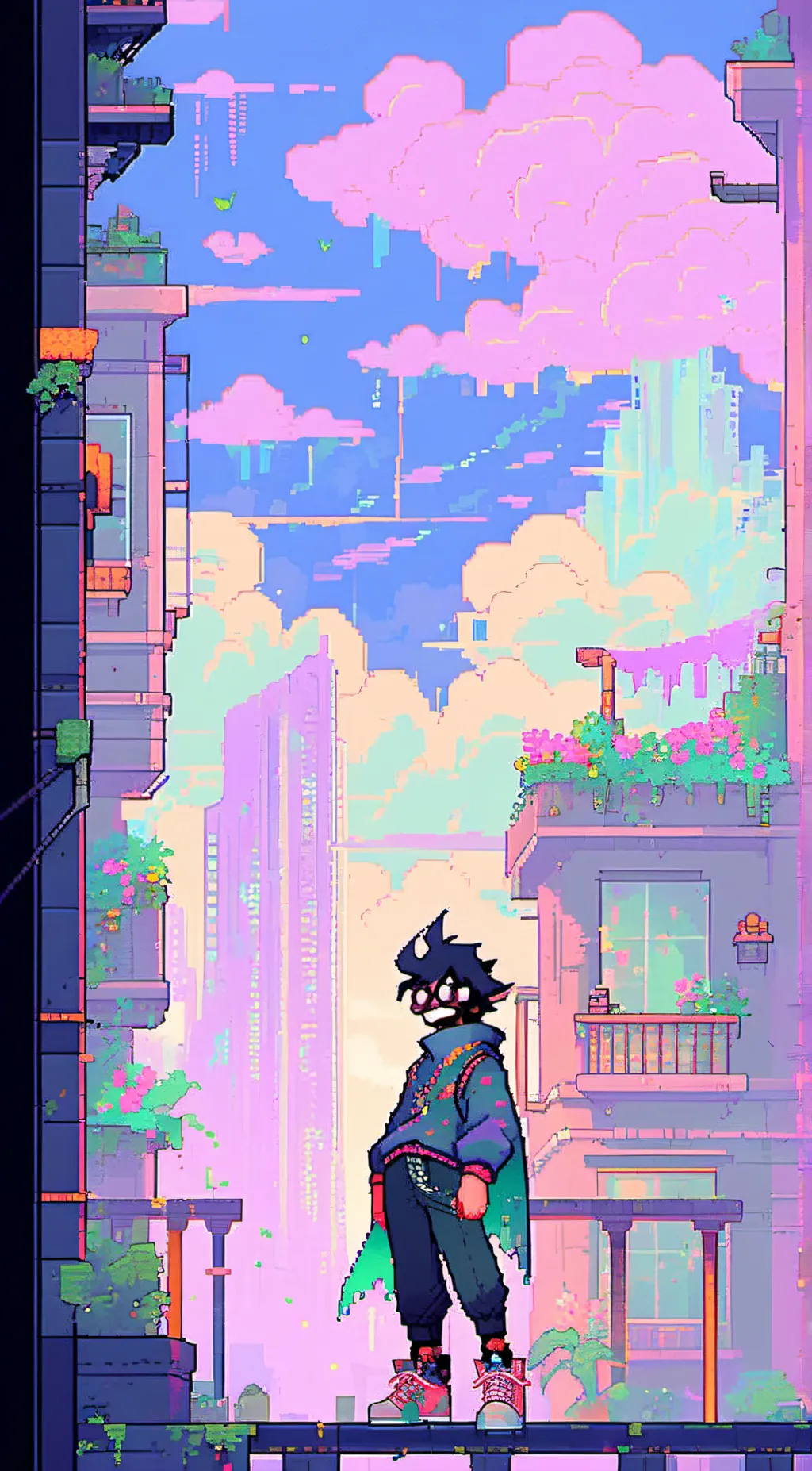 ai character: Bittergiggle evil background