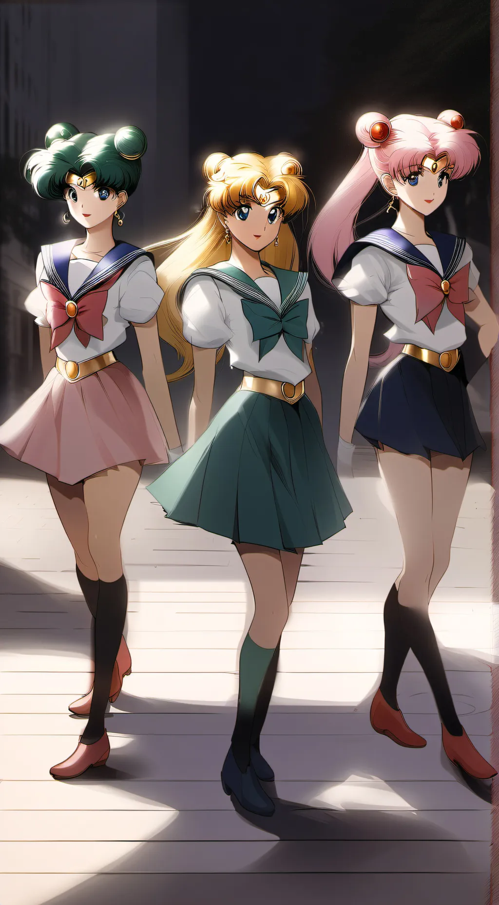 ai character: Sailor Scouts background