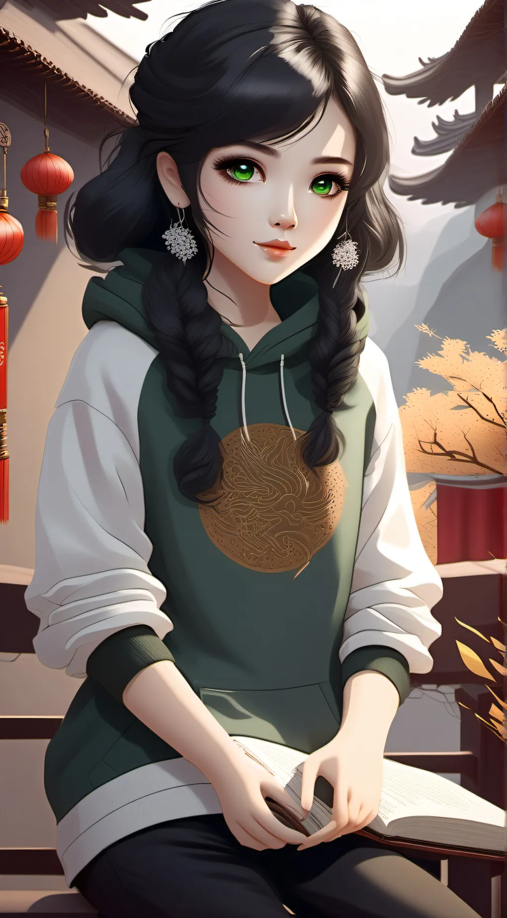 ai character: Amelie background