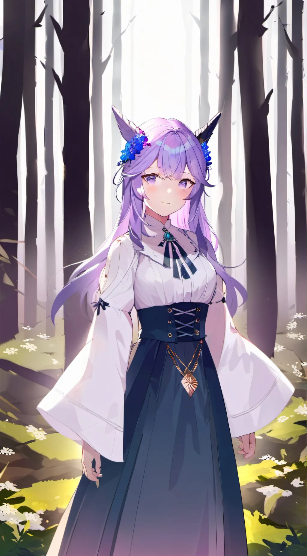 ai character: Luna background