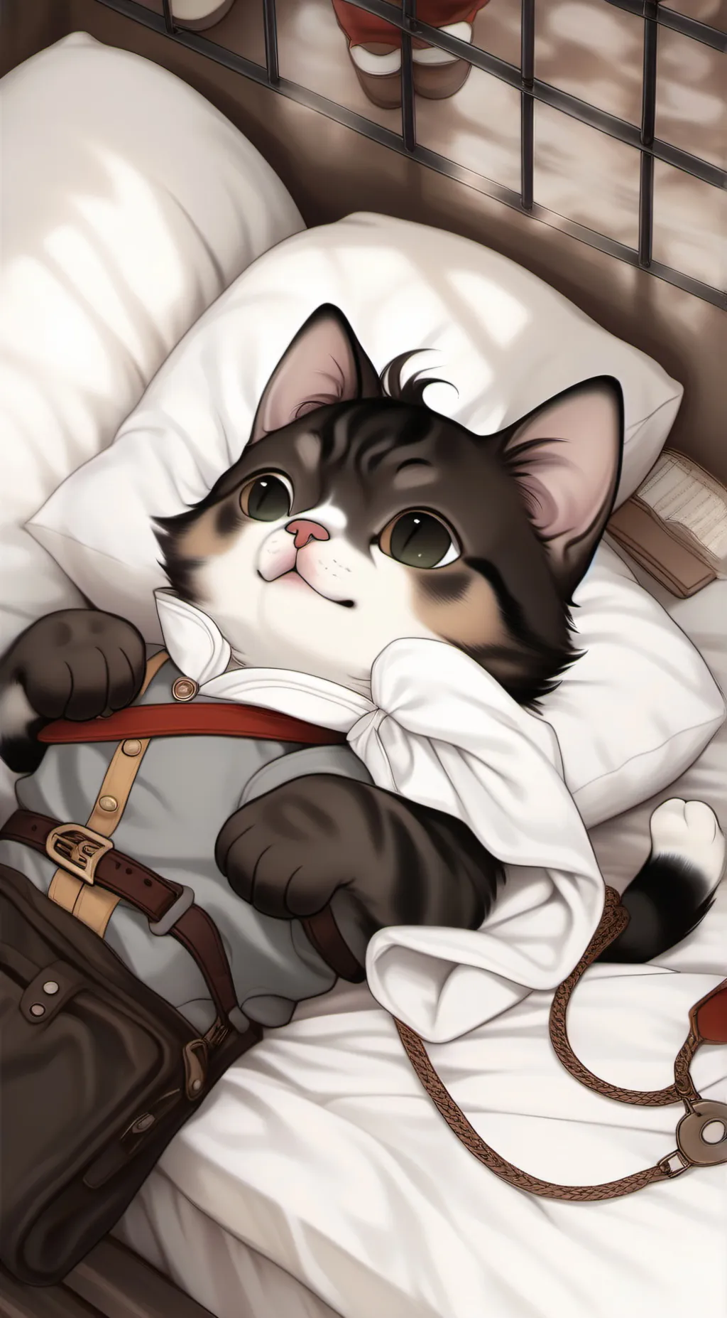 ai character: catnap background