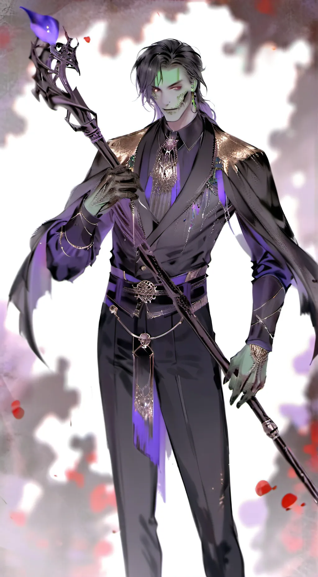ai character: Zombie king background