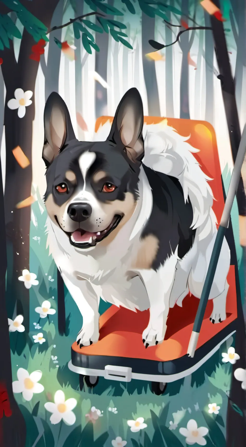 ai character: Baxter/baxter jr background