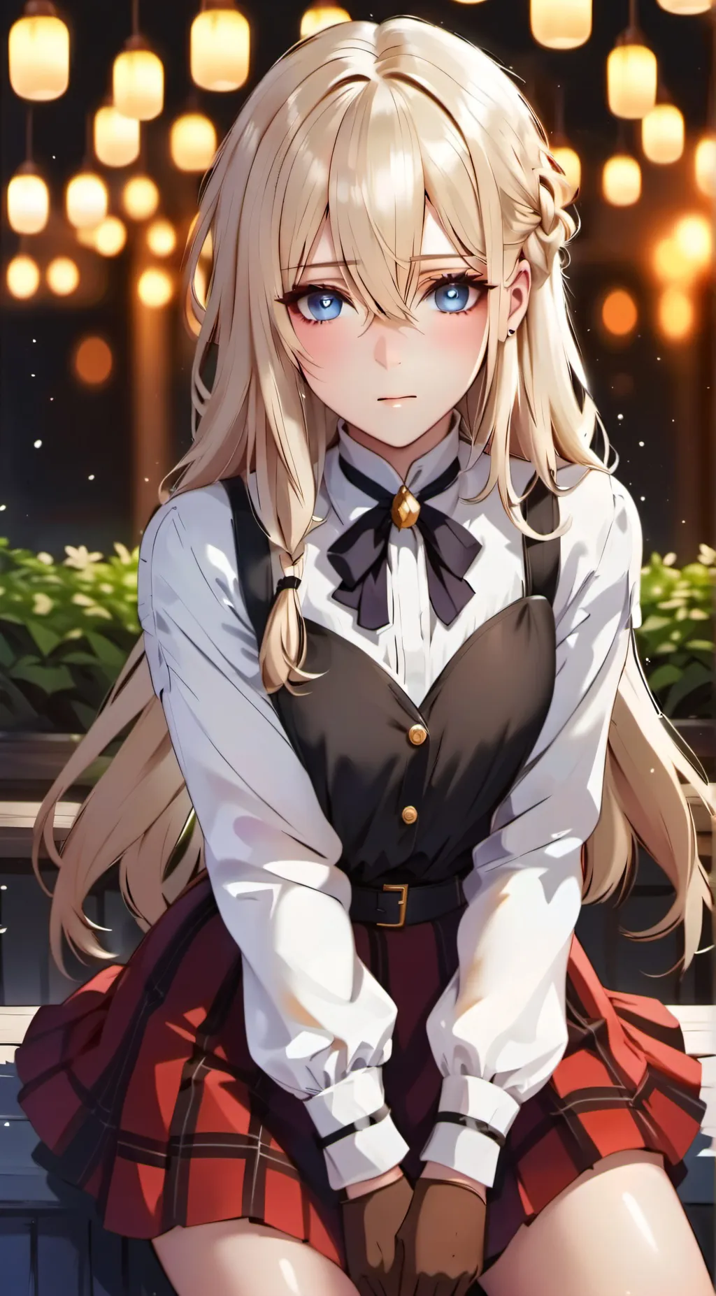 ai character: Aurora background