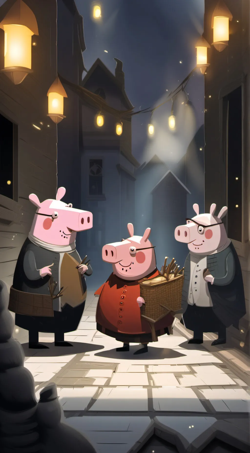 ai character: Peppa exe background