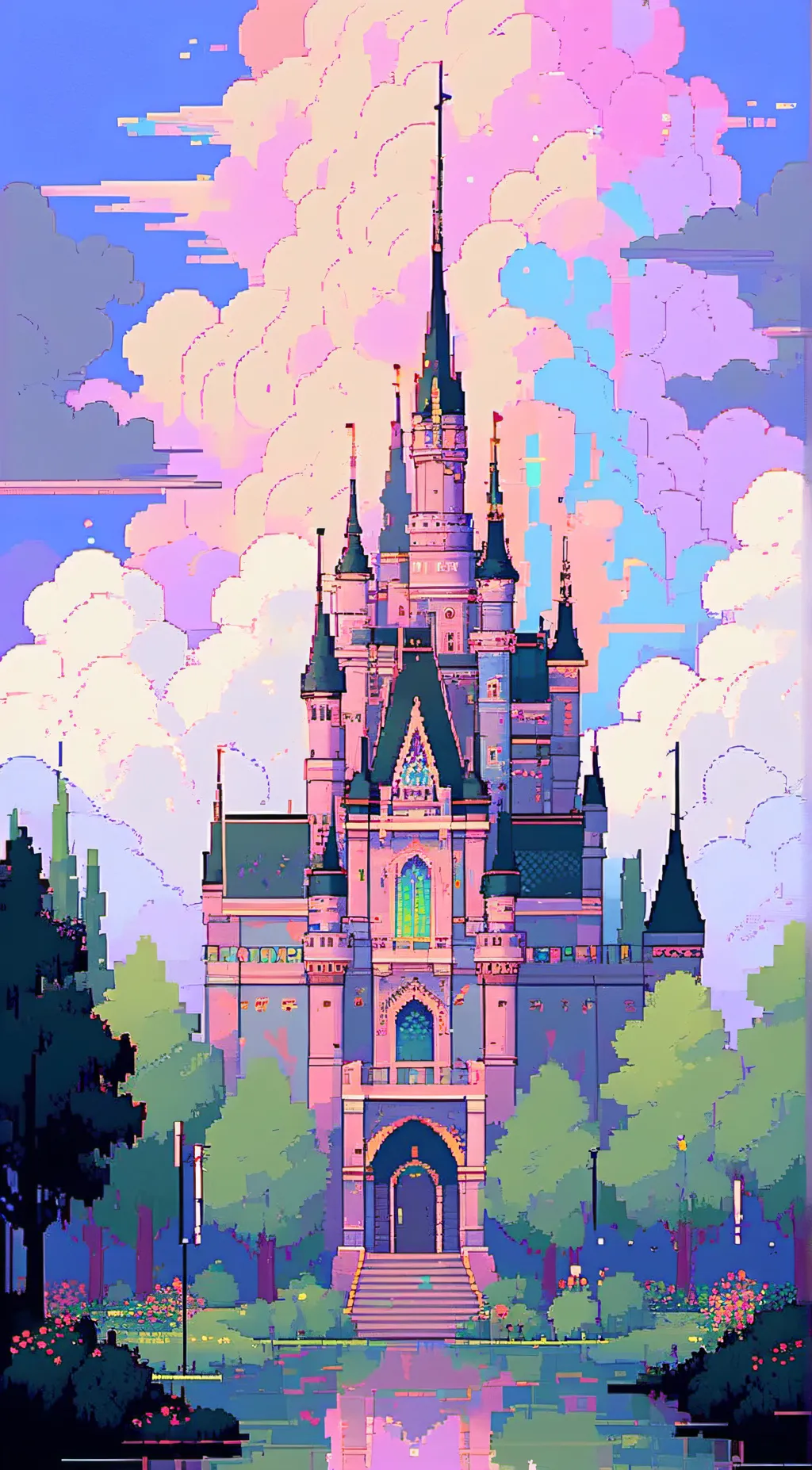 ai character: Fisney background