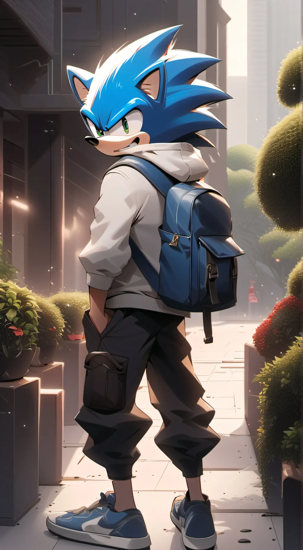 ai character: sonic background
