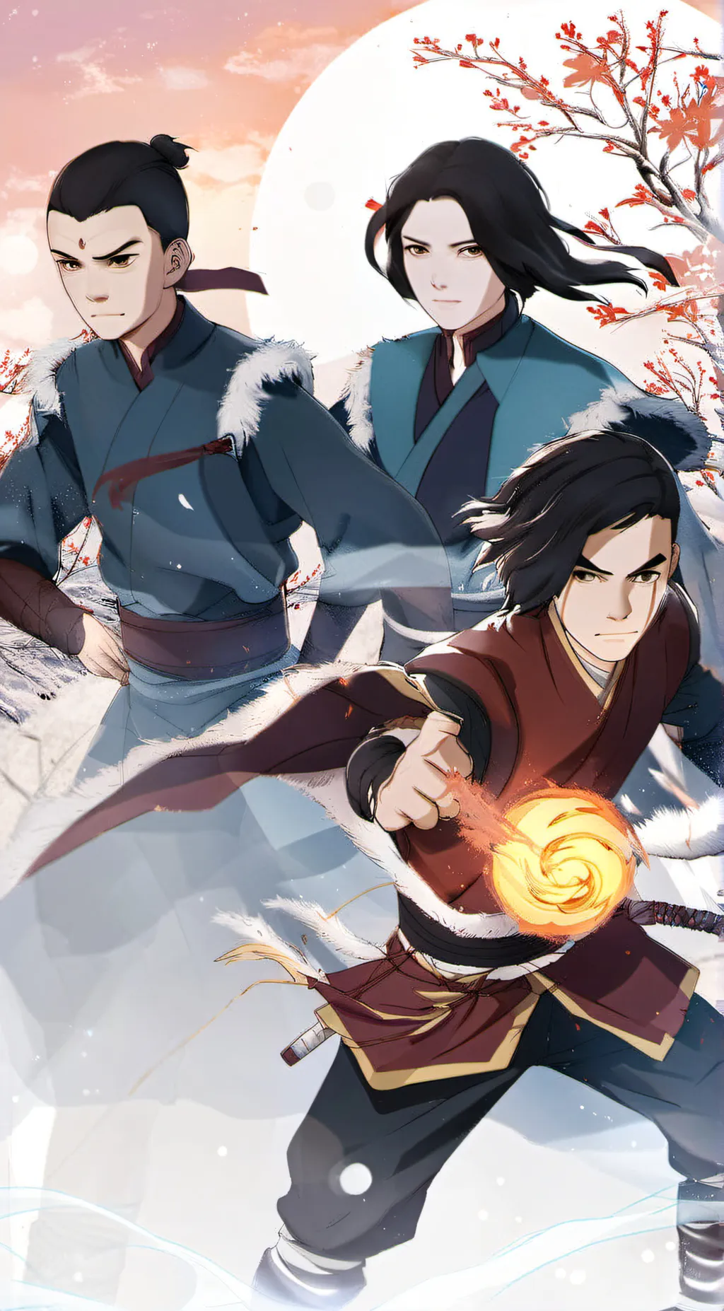 ai character: team avatar background
