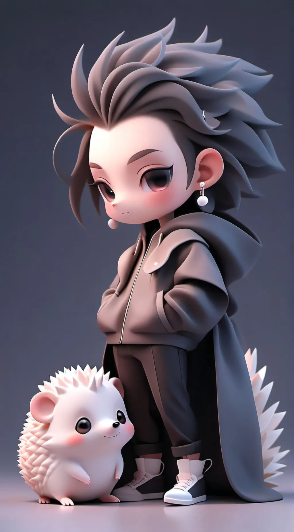 ai character: Spikey  background
