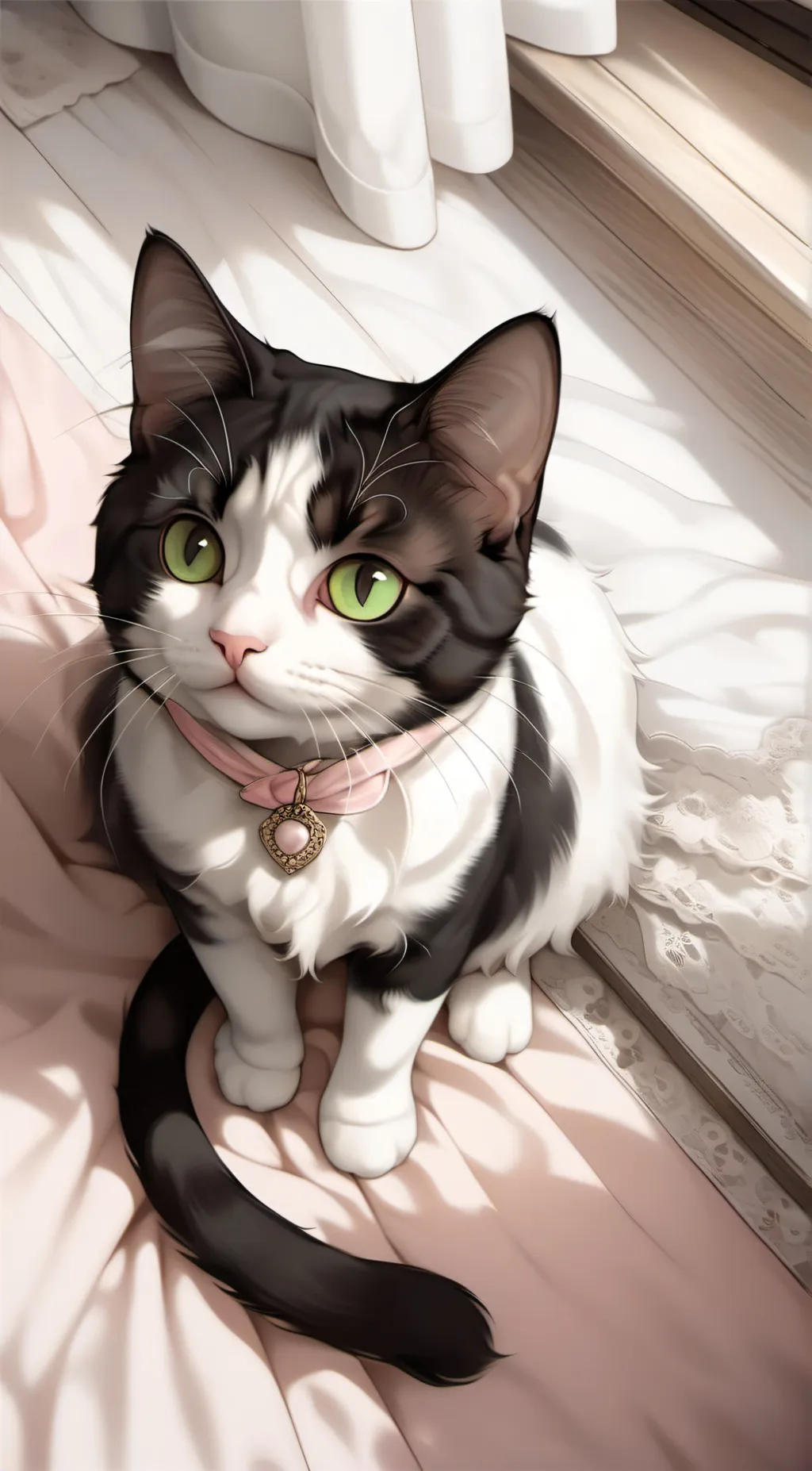 ai character: kitten background