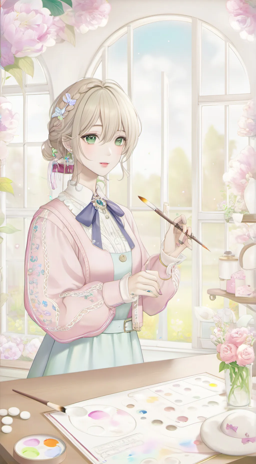 ai character: Sophia background