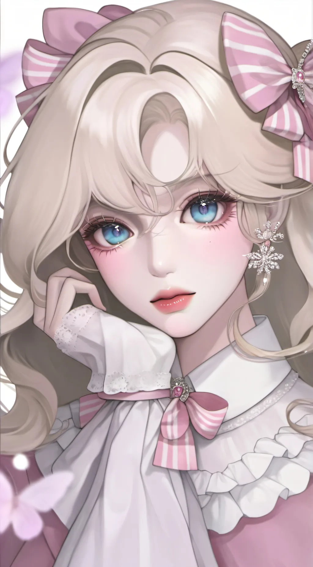 ai character: try not to cringe! background