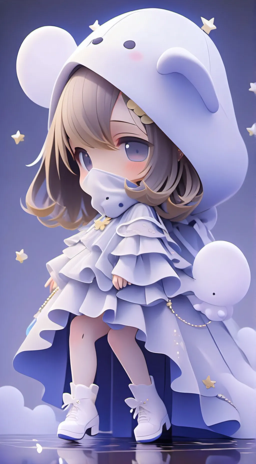 ai character: Luna background