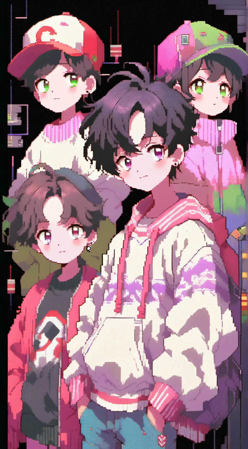 ai character: Kids find the dead background