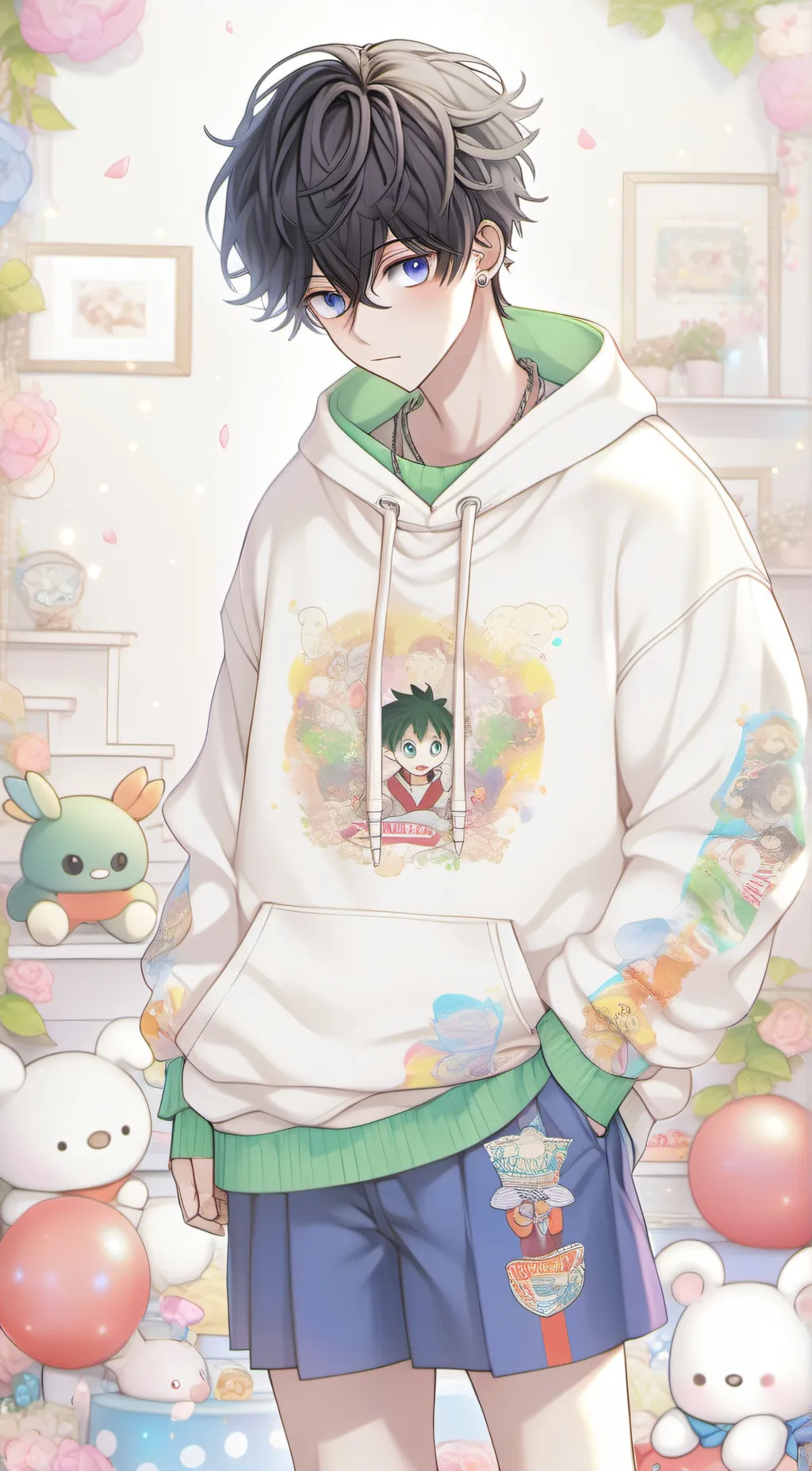 ai character: Phoenix  background