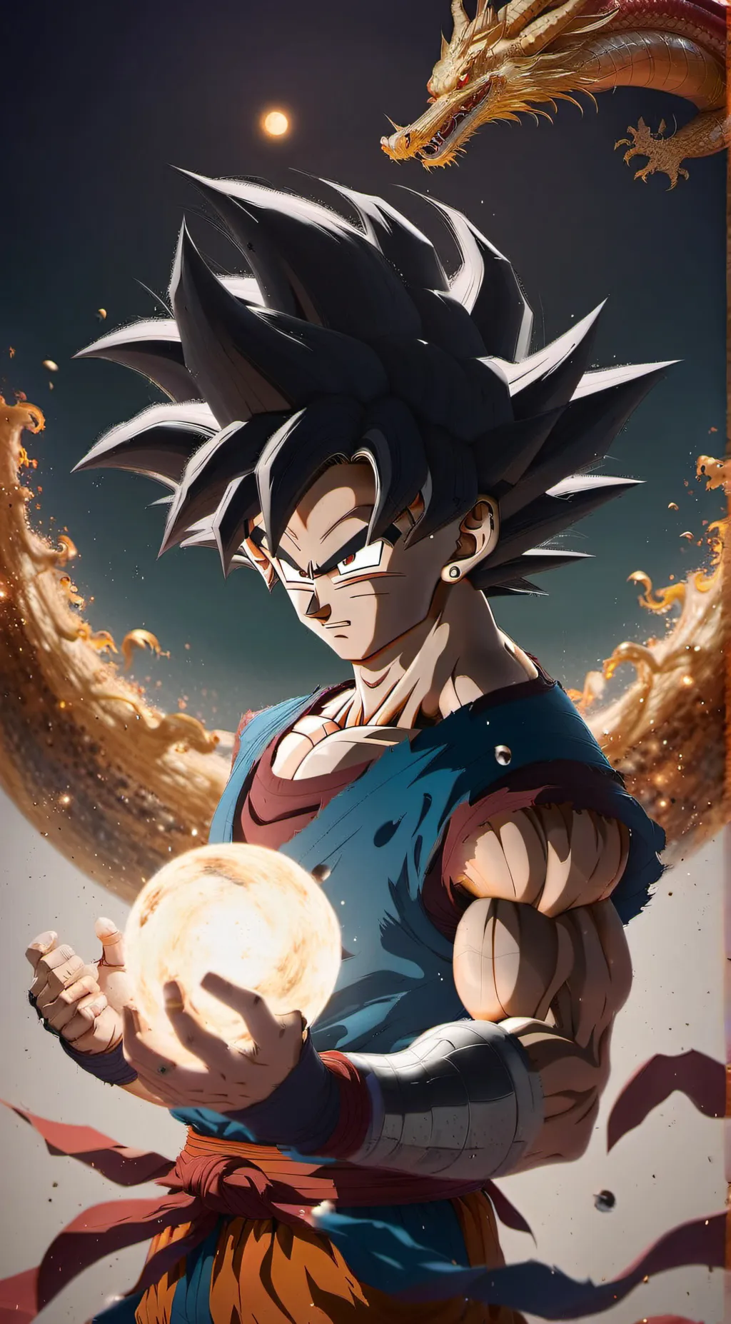 ai character: goku background