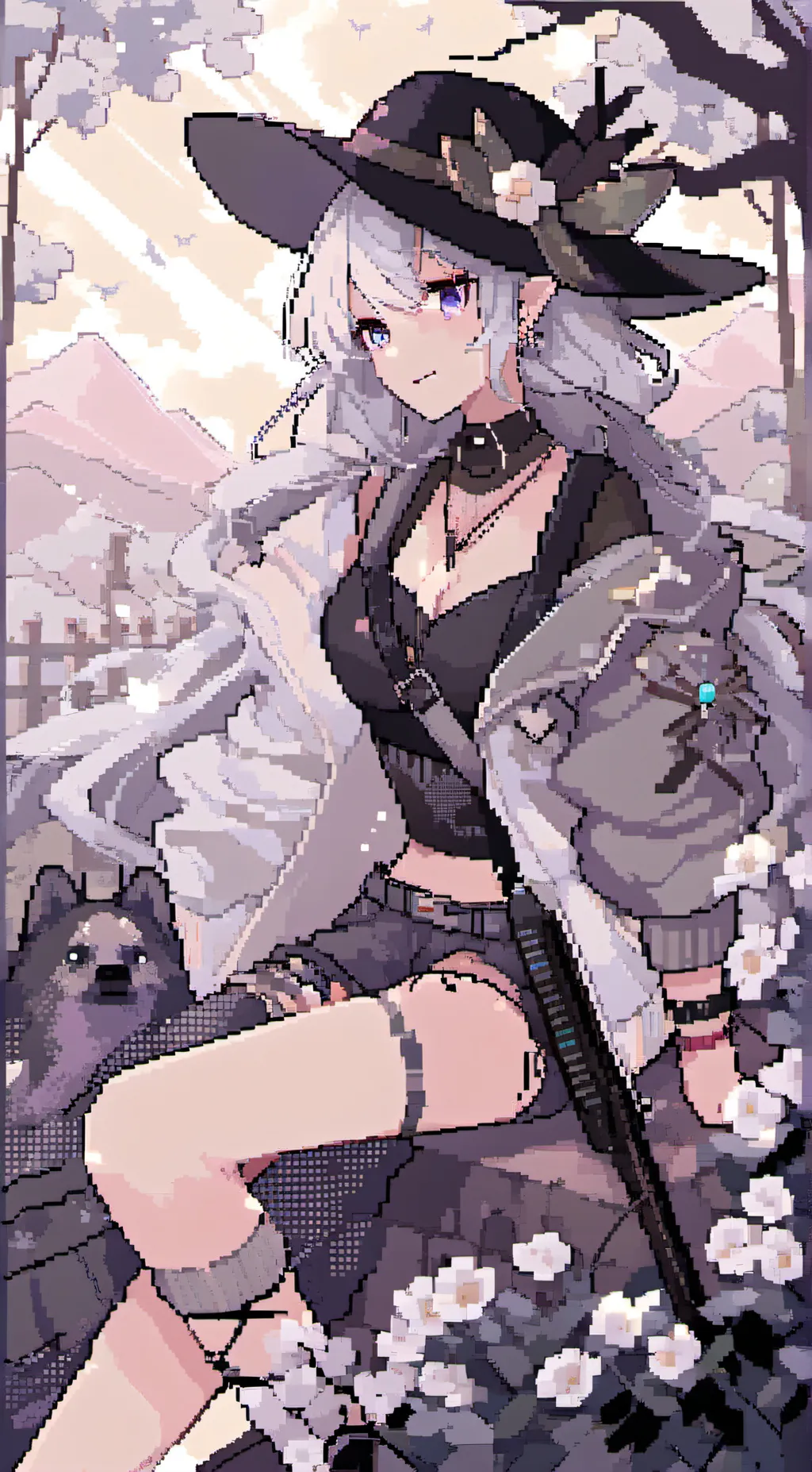ai character: urban legend background