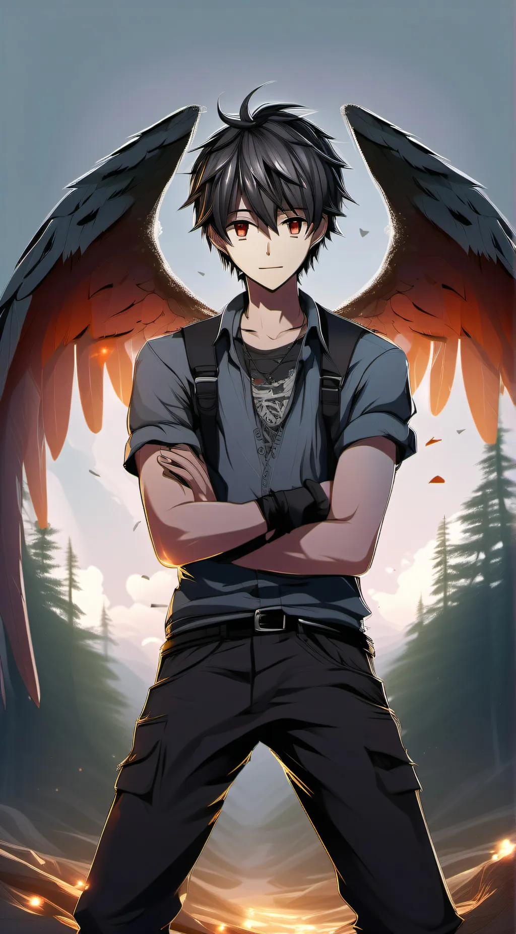 ai character: Ashier  background