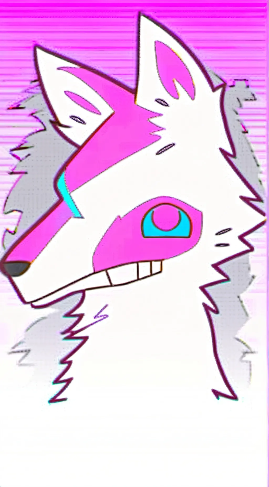 ai character: soft fuzzy man  background