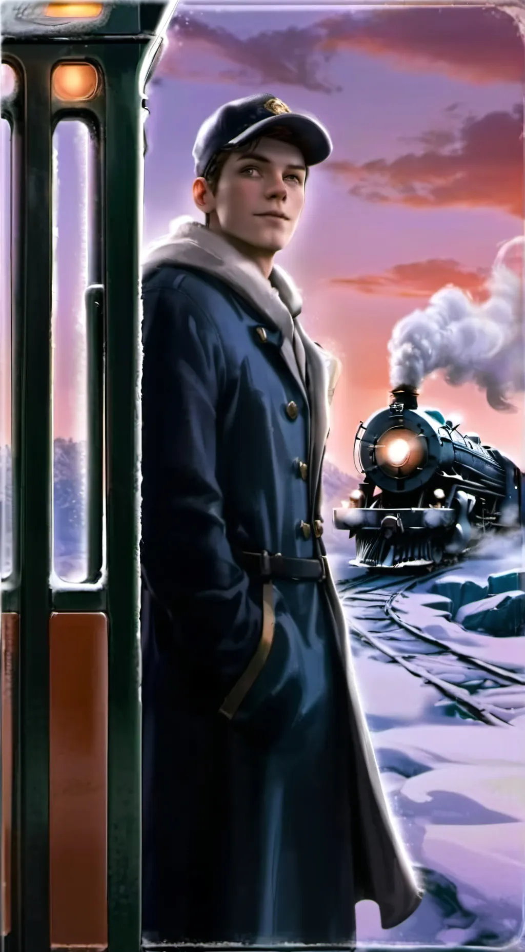ai character: The hero boy background