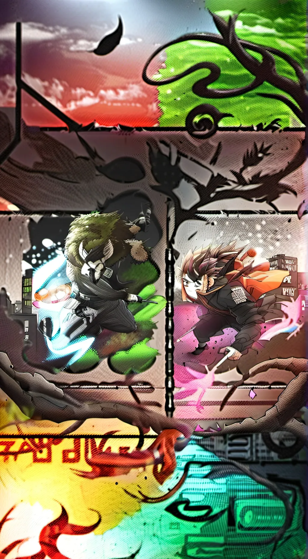 ai character: Demon Slayer 🫦 background