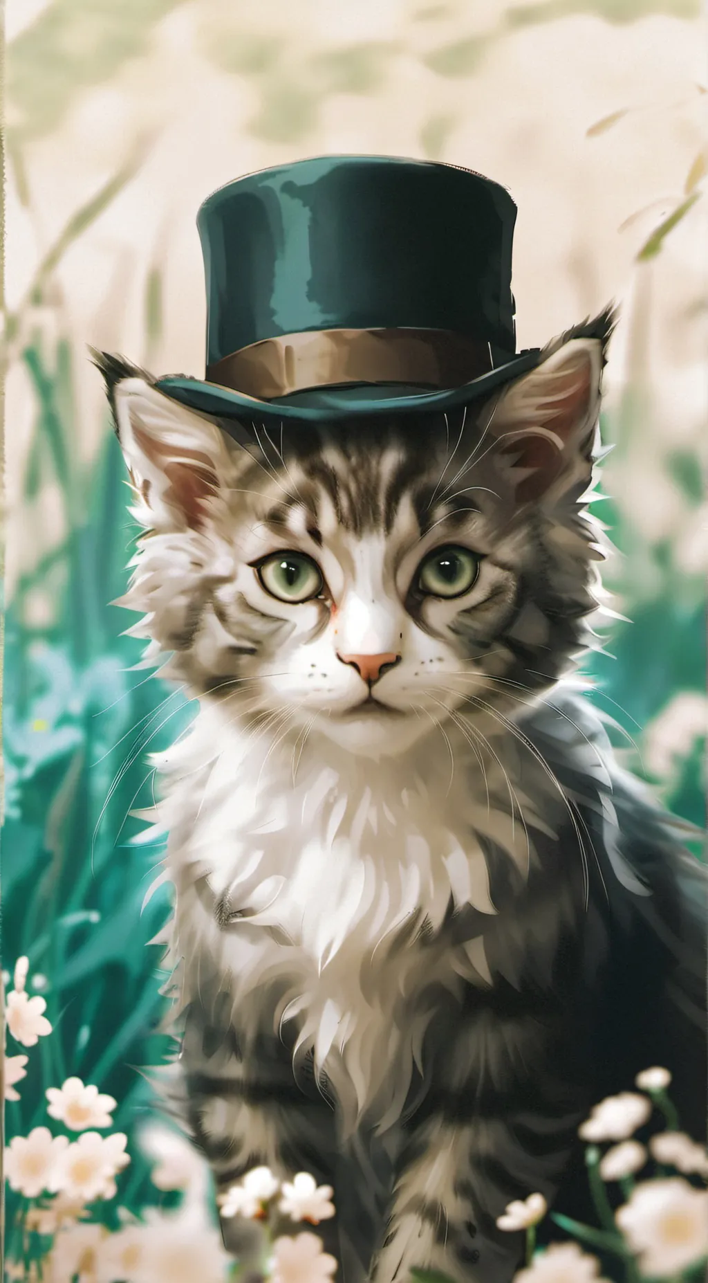 ai character: Mr. Top hat background