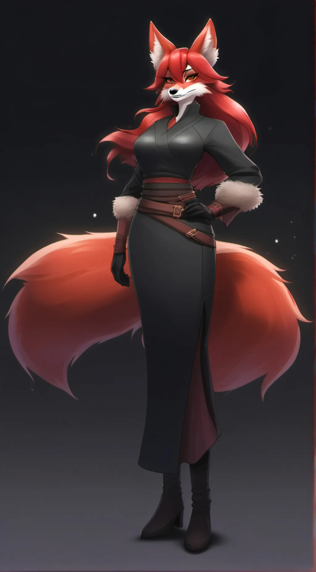 ai character: Luna background