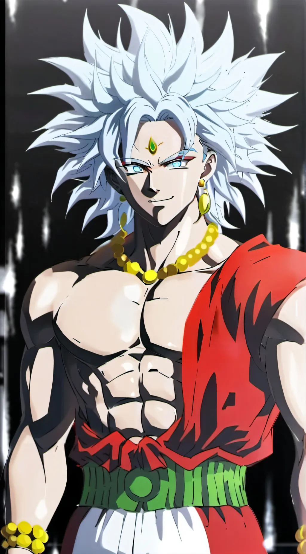 ai character: Ultra Broly background