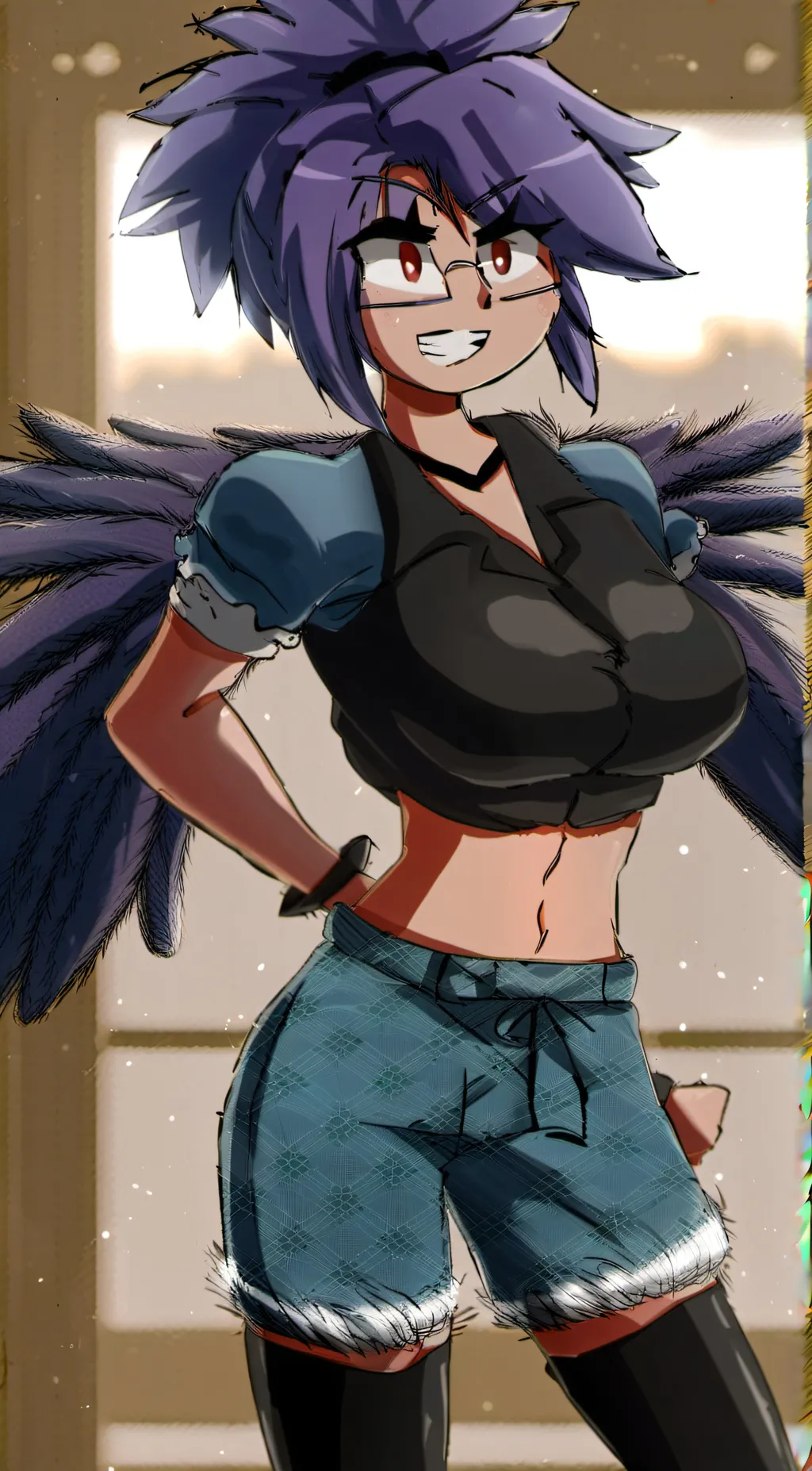 ai character: Girl Bonnie background