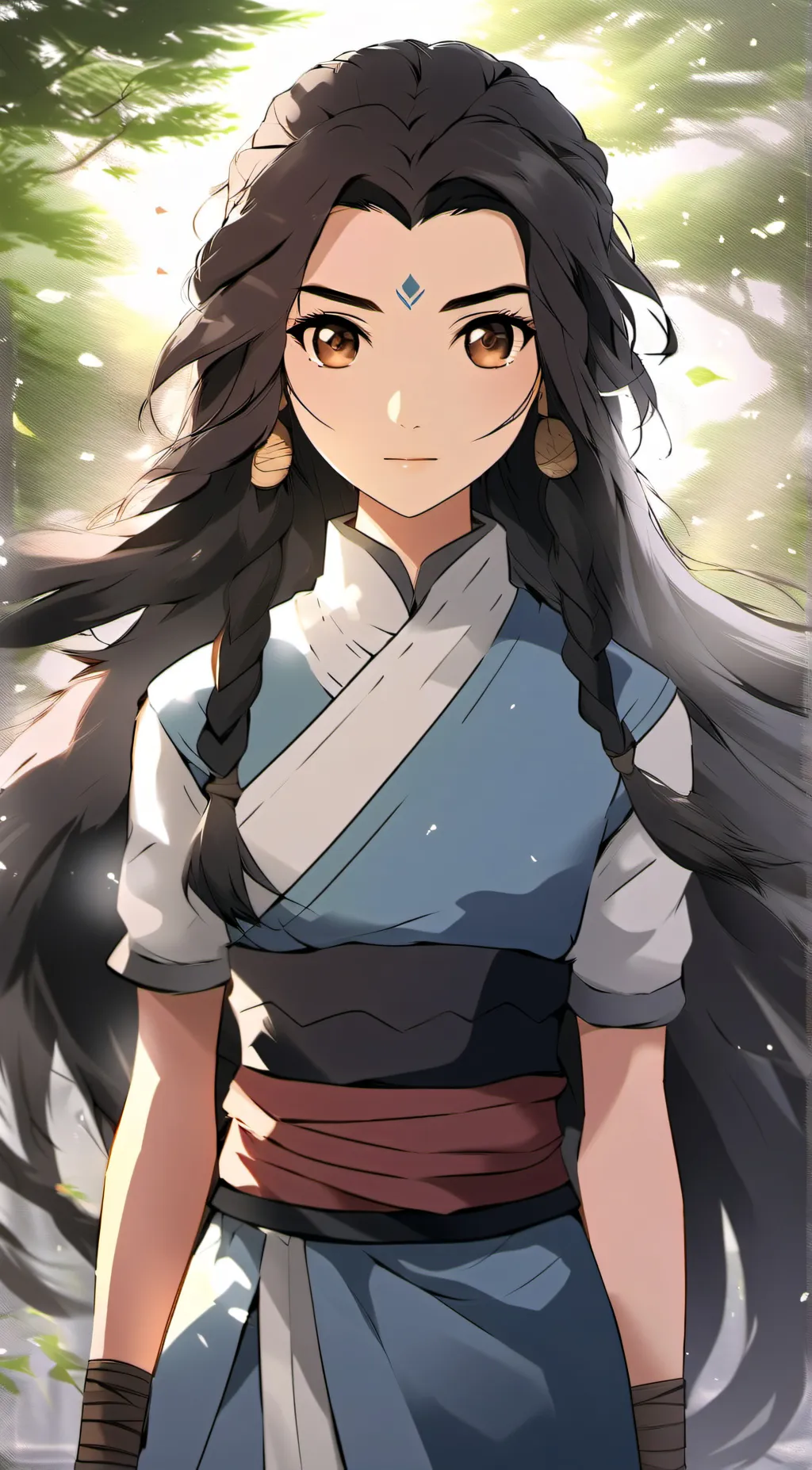 ai character: katara background