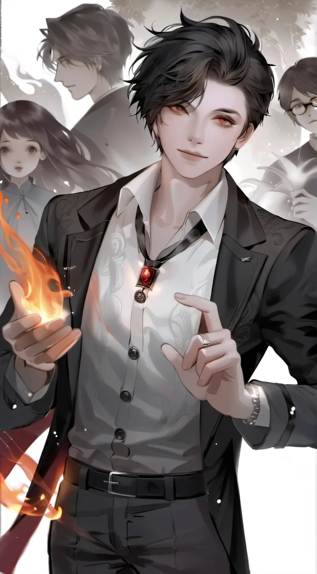 ai character:  zero background