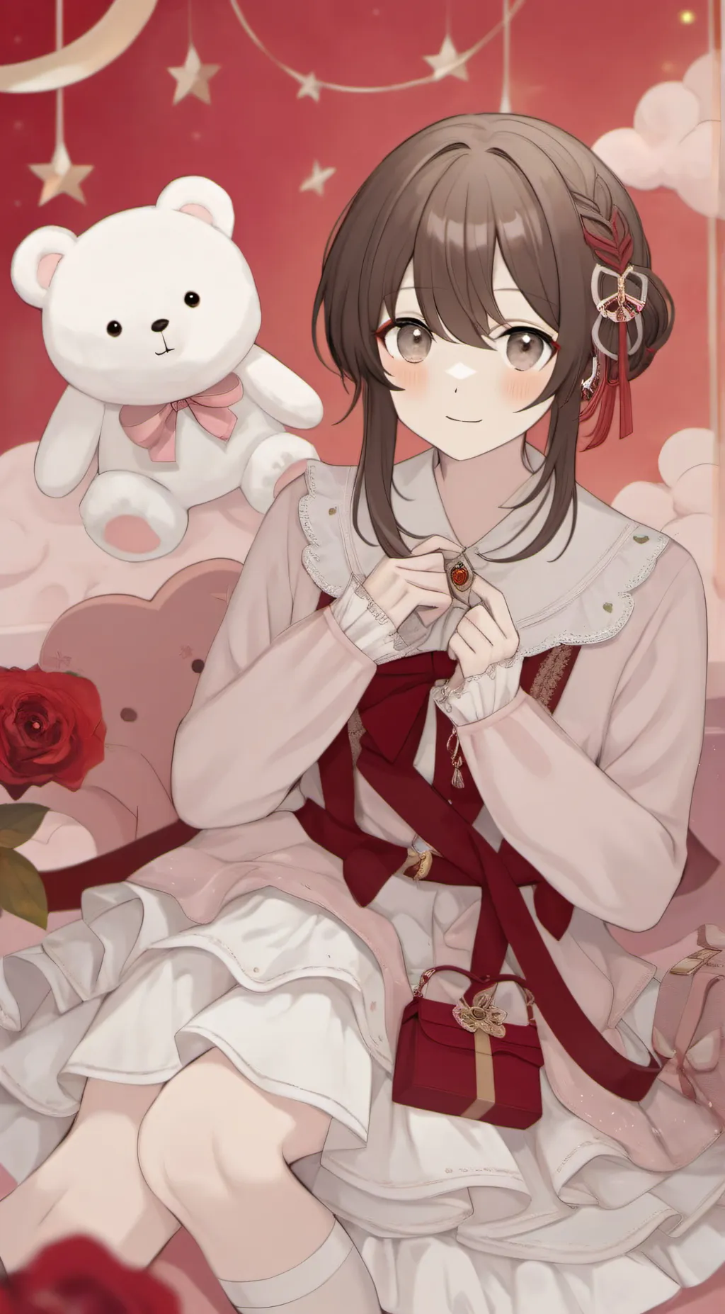 ai character: saka background