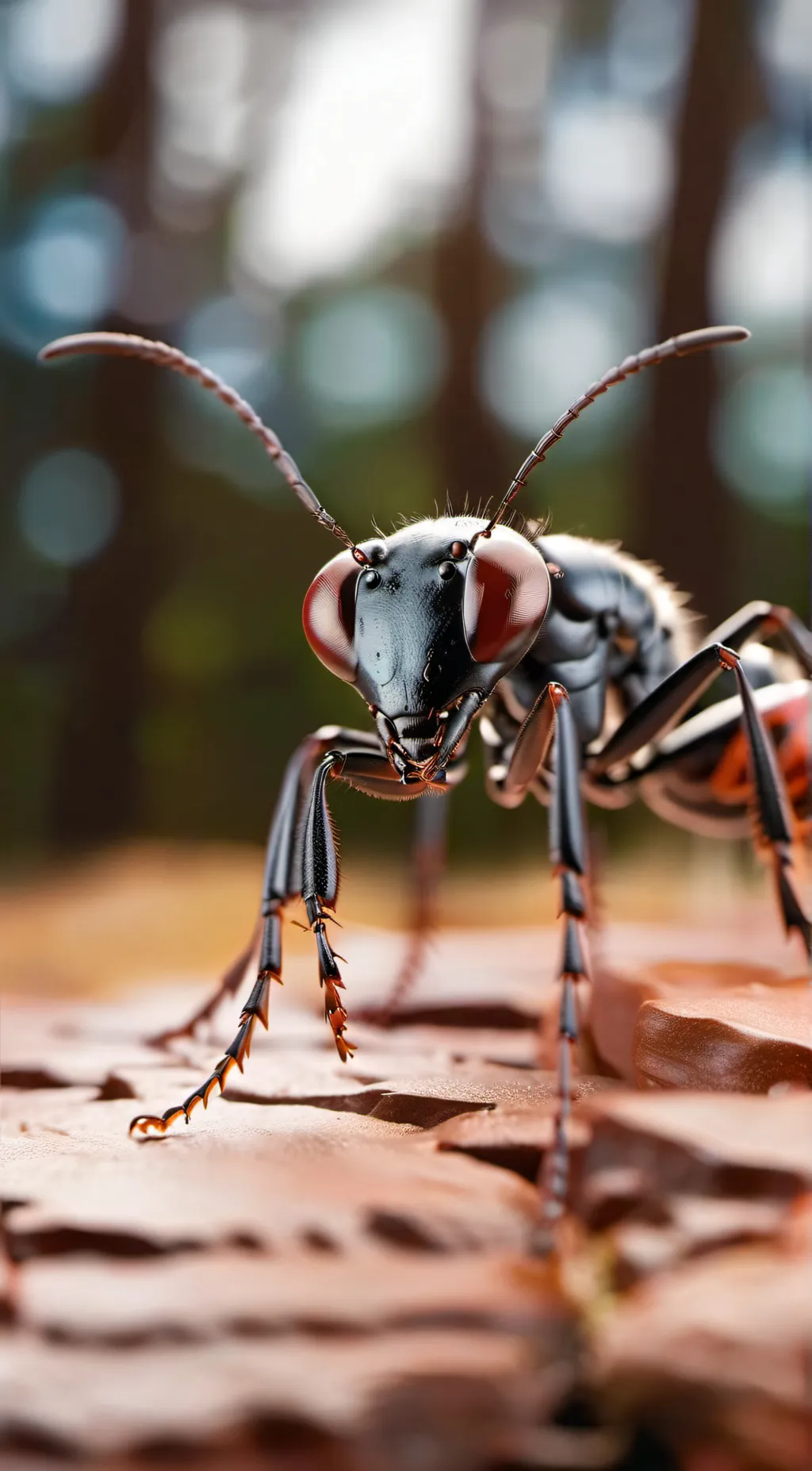 ai character: Ants background