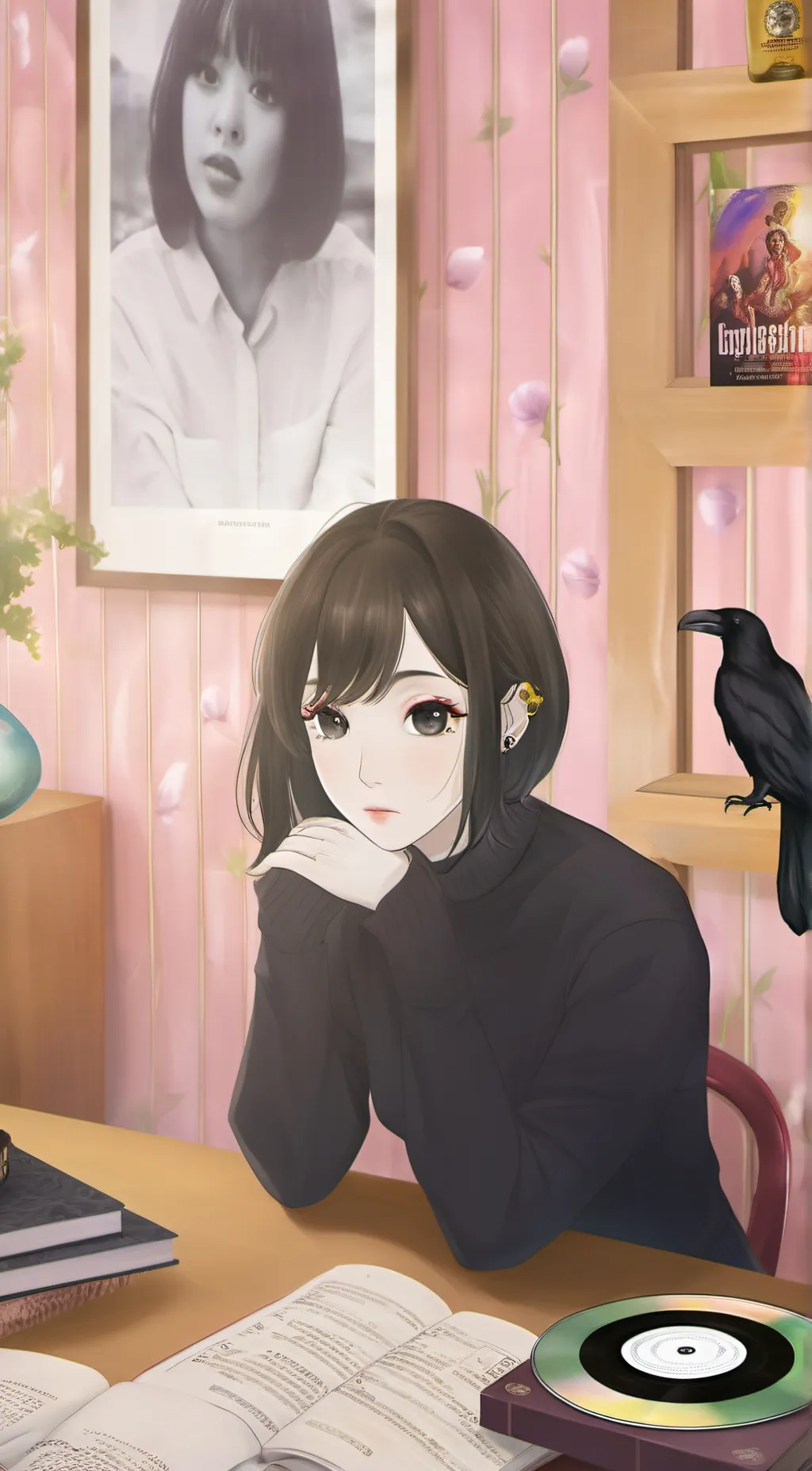ai character: luna background