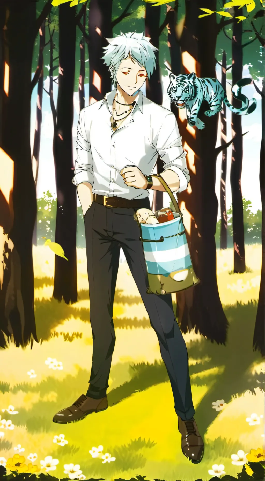 ai character: Shart balls  background