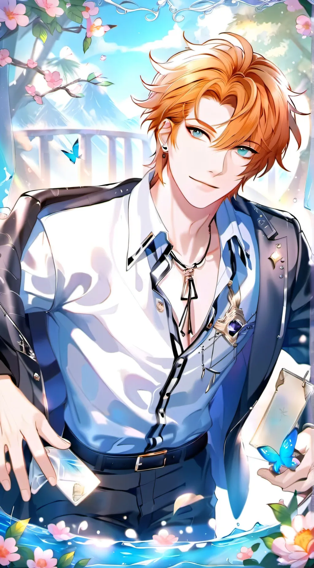 ai character: Leo background