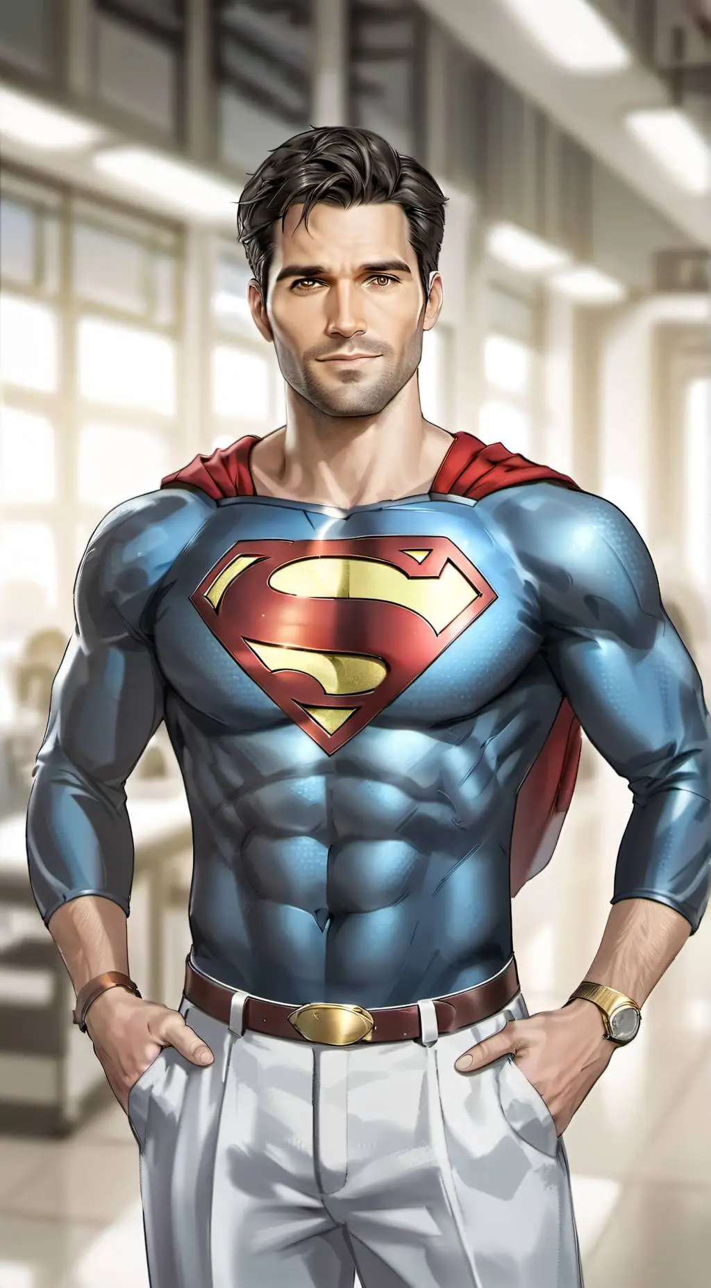 ai character: Clark Kent background
