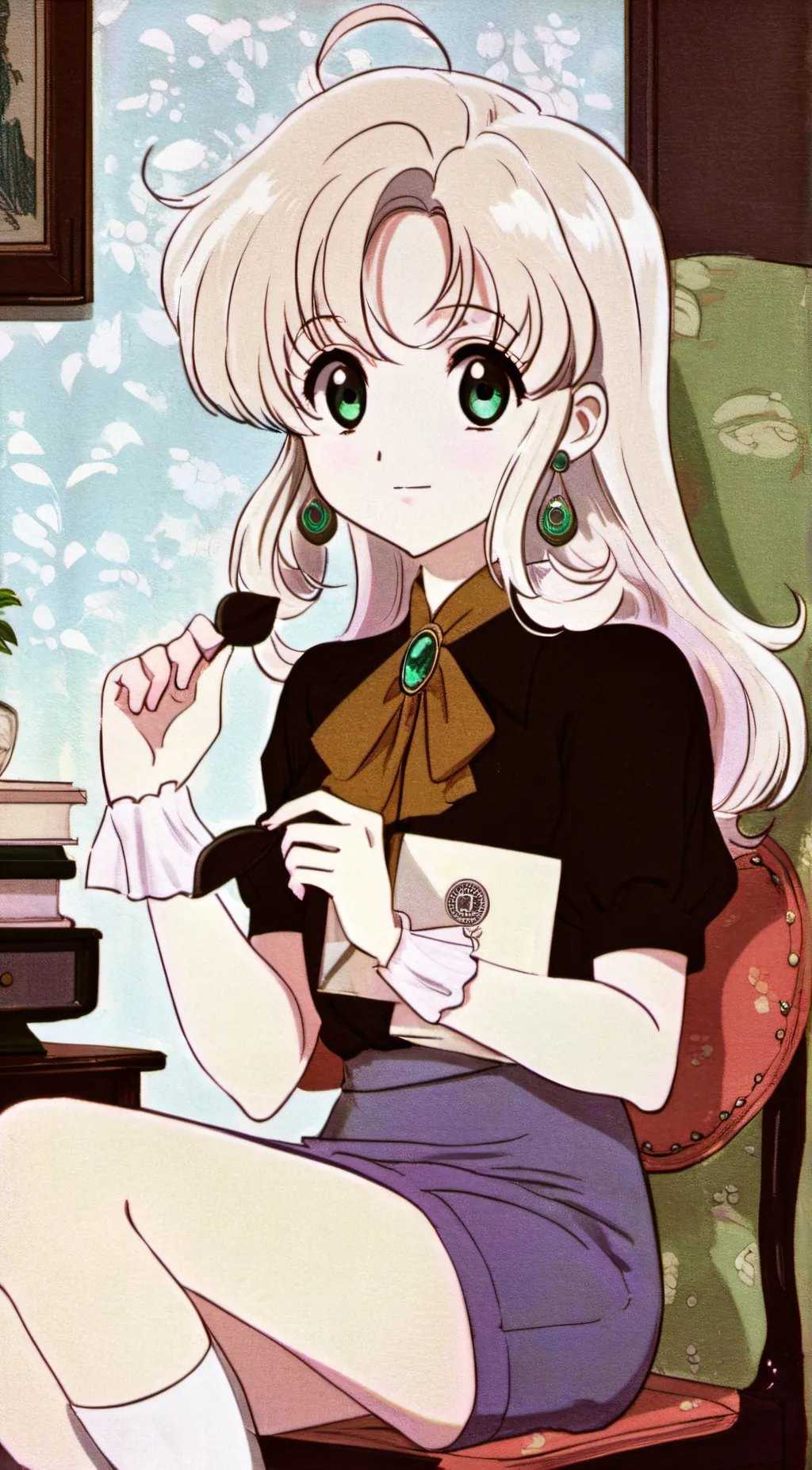 ai character: Ani~ background