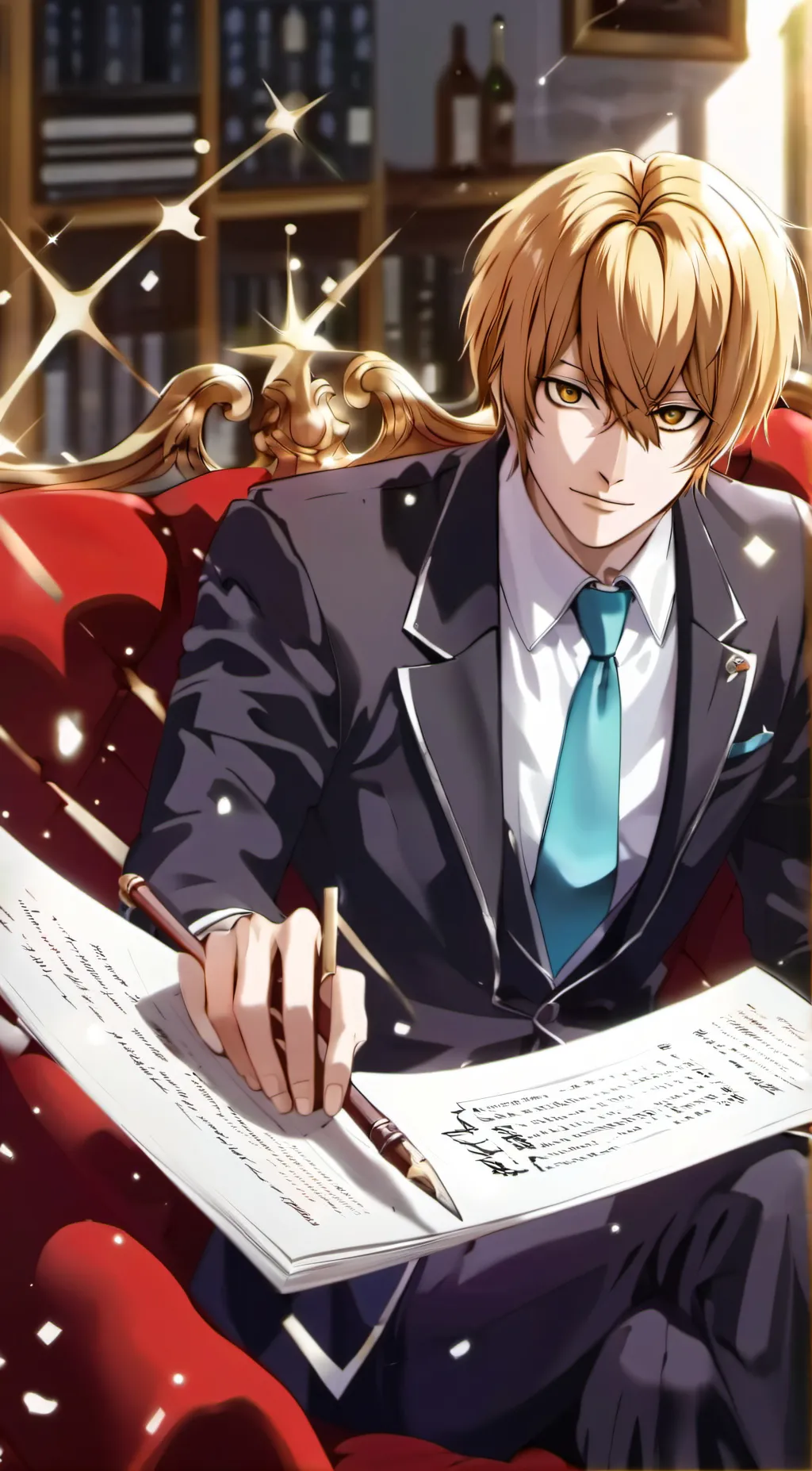 ai character: Light yagami background