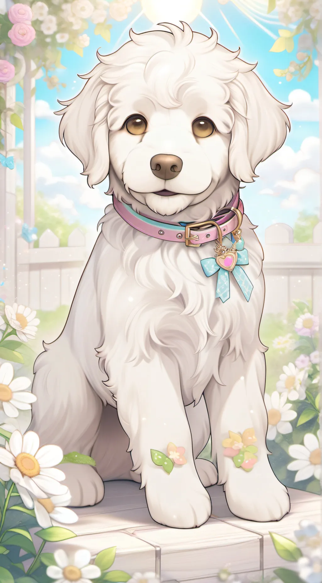 ai character: Ur dog background