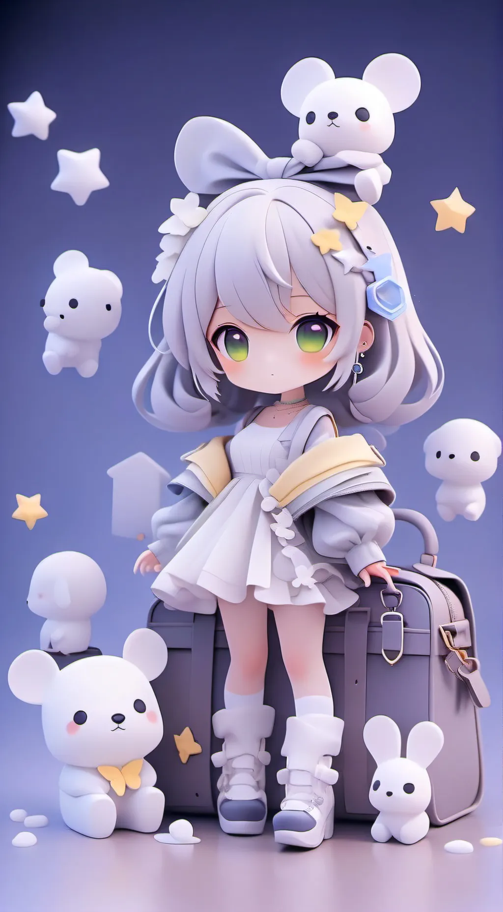 ai character: neverland background