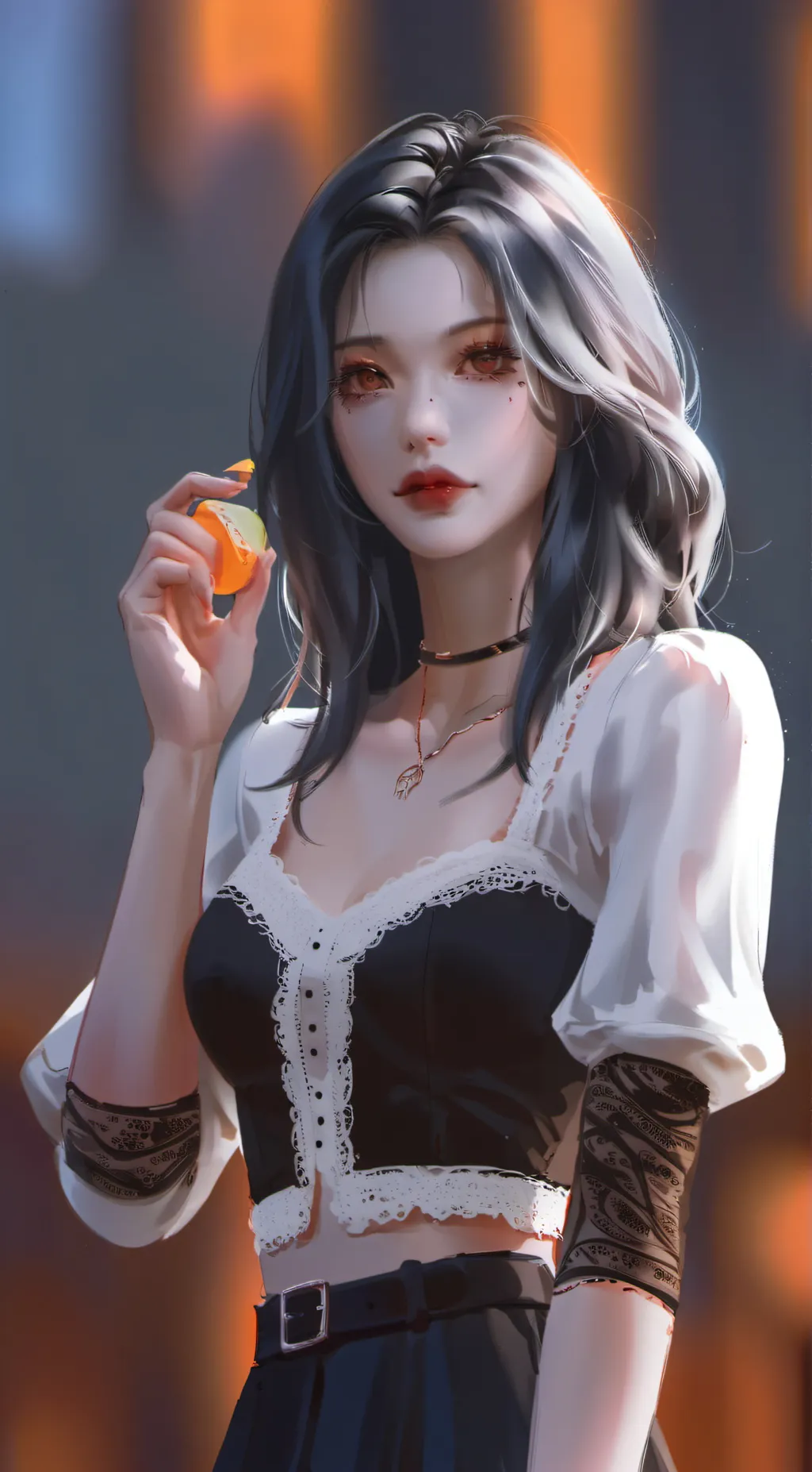 ai character: Azul background