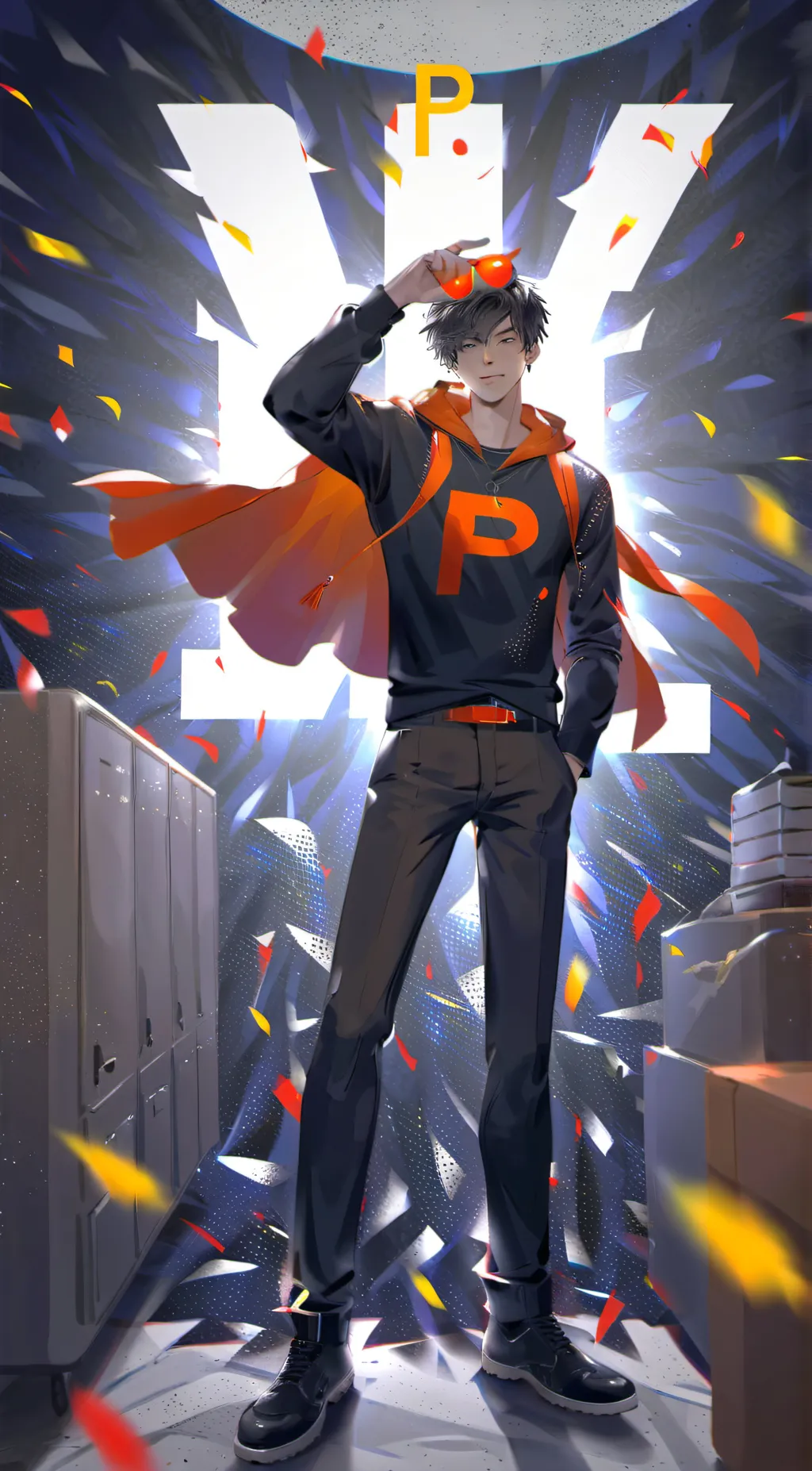 ai character: Protein boy background