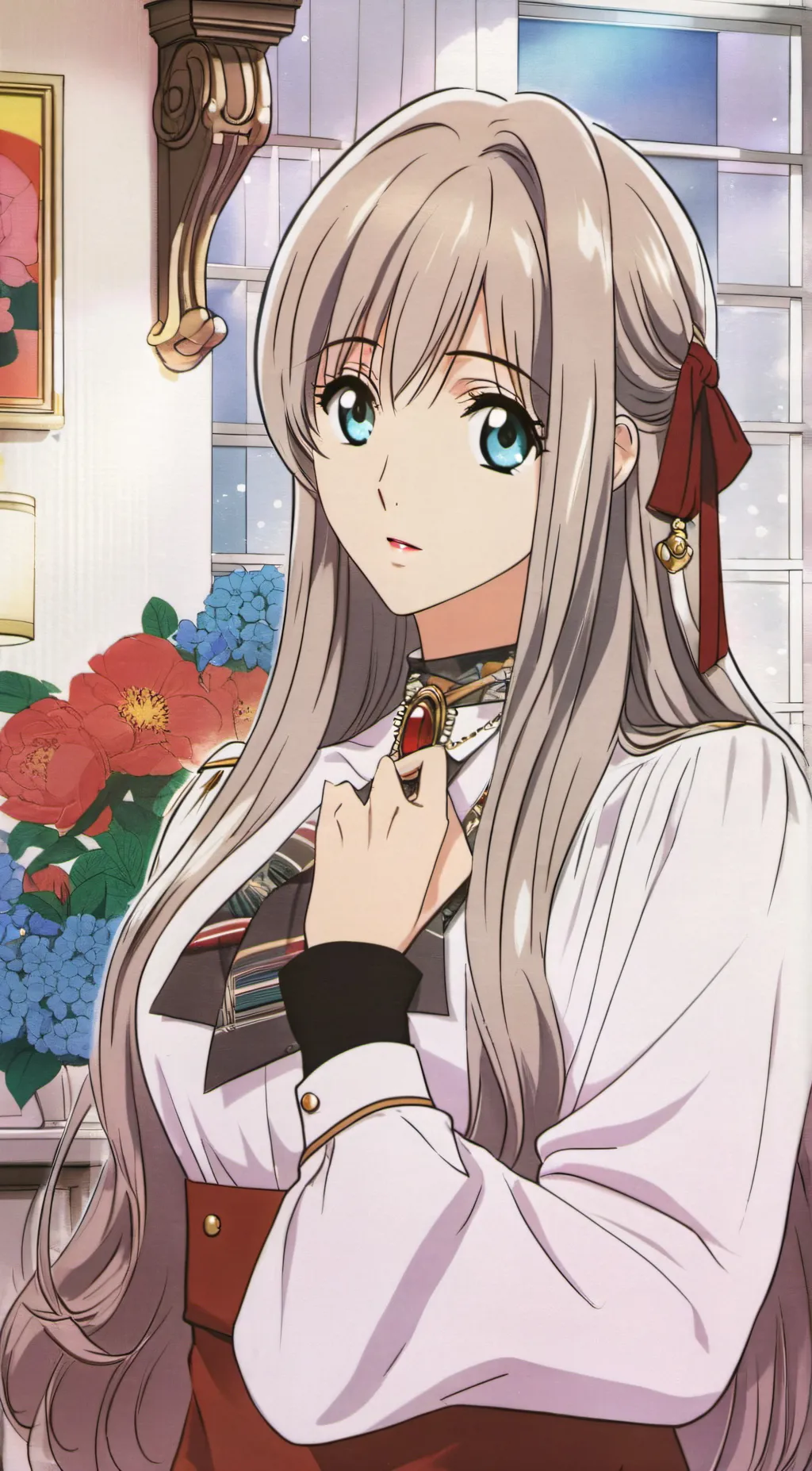 ai character: like  background