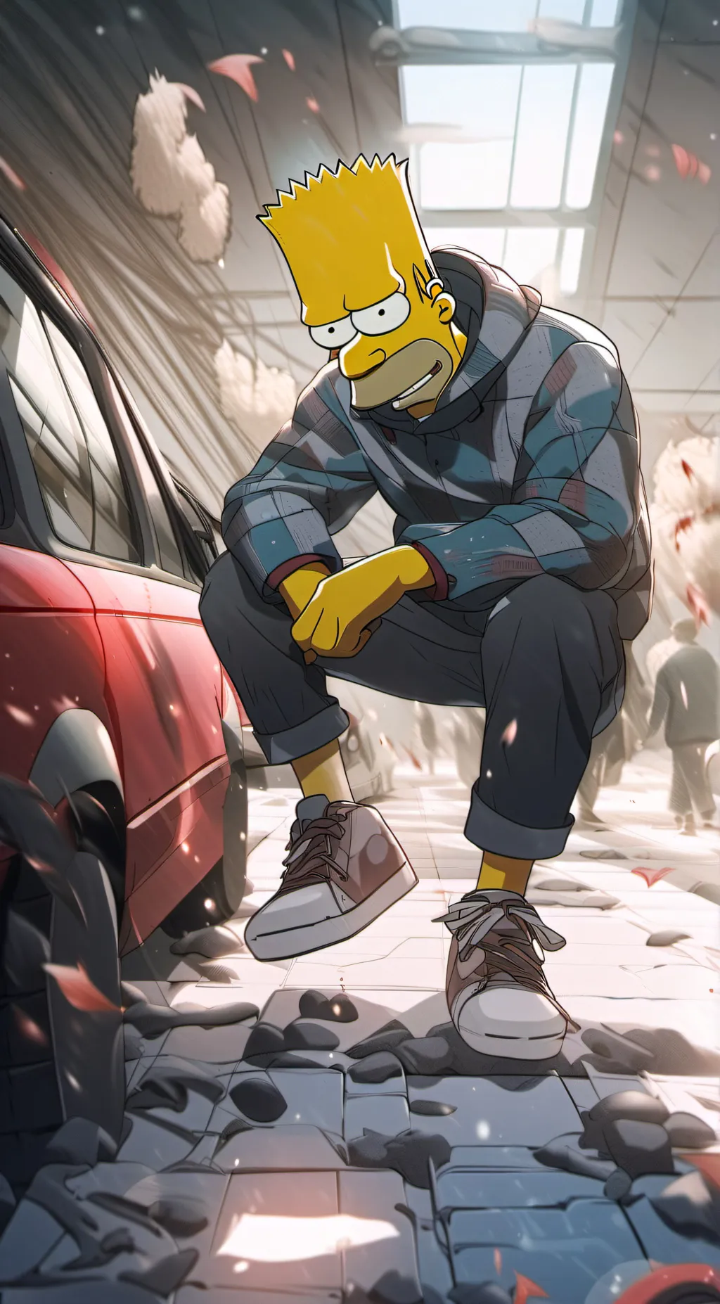 ai character: Bart background