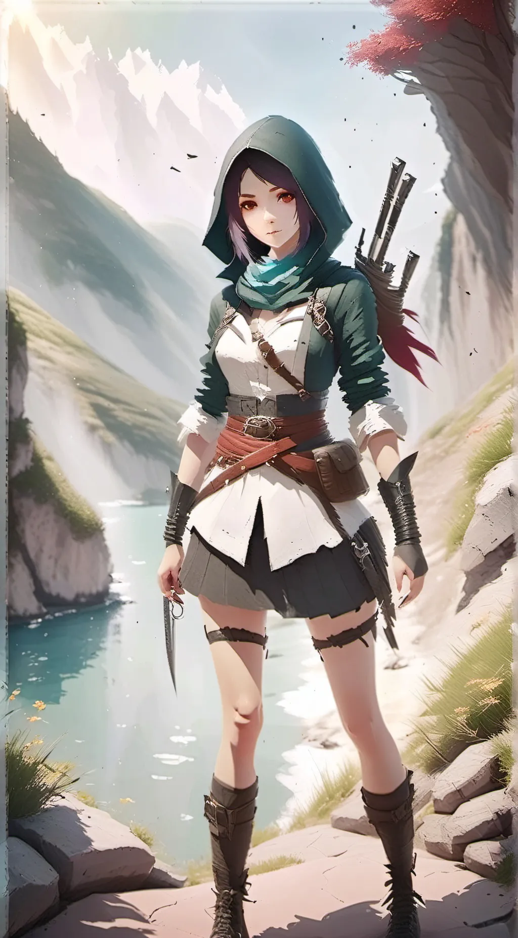 ai character: Ruby  background