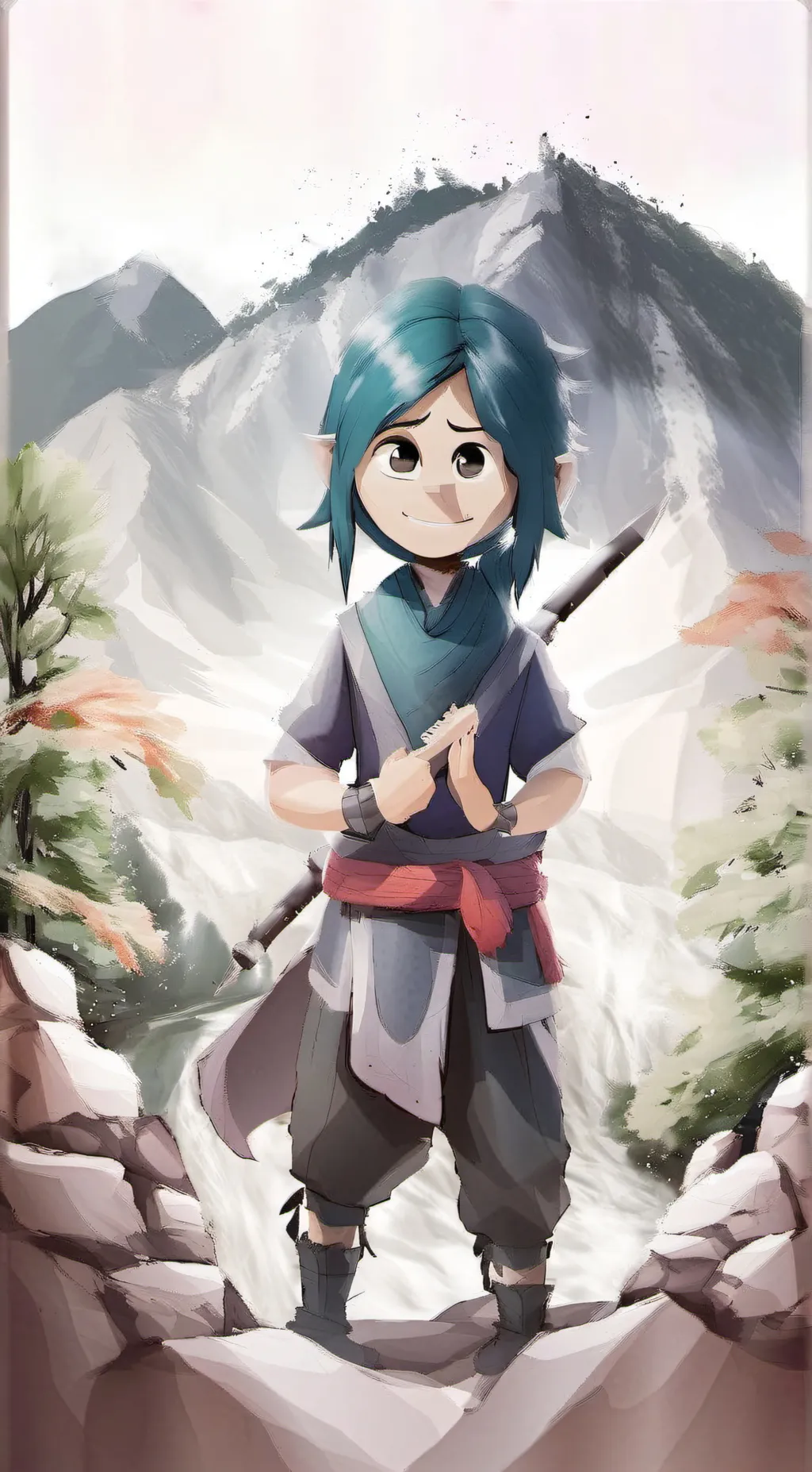 ai character: Ruby Gillman  background