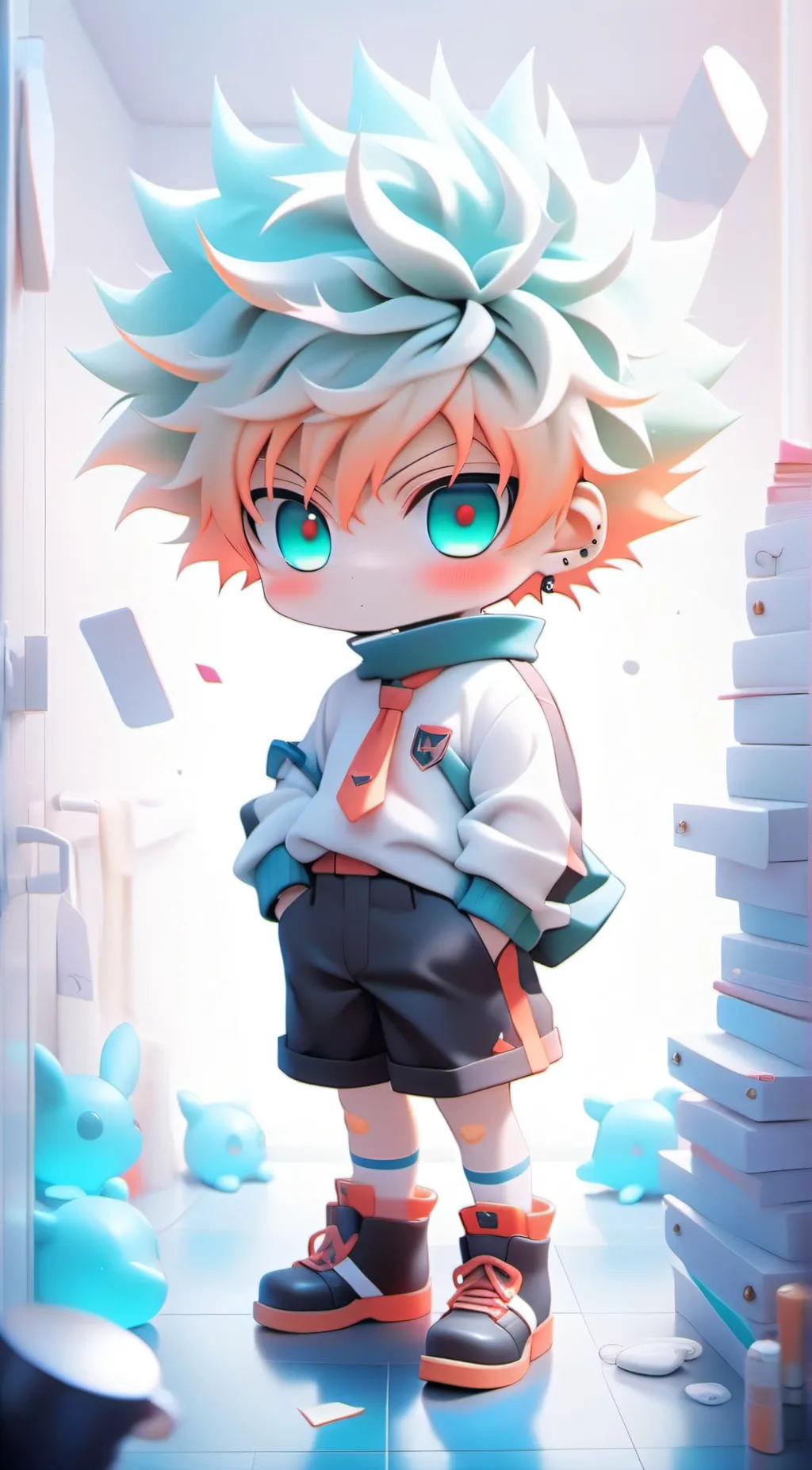 ai character: Bakugo background